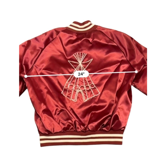Vintage West Ark Men’s Burgundy Satin Jacket Honor Straight Dance Champi…​ - Picture 6 of 9